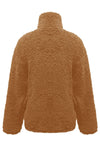 Fuzzy Turtleneck Long Sleeve Sweatshirt