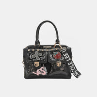 Bolso Boston con parche de lentejuelas Nicole Lee USA