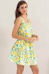 Vestido mini con tirantes de lazo floral HYFVE