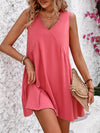 Mandy V-Neck Sleeveless Mini Dress