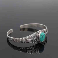 Pulsera Abierta Turquesa