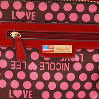 Nicole Lee USA Bolso Boston con costuras festoneadas