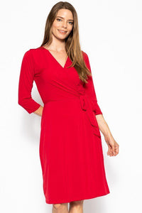 Midi 3/4 Sleeve Dress