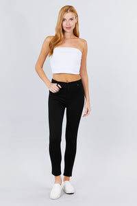 5-pockets Shape Skinny Ponte Mid-rise Pants