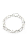 Oval Ball Link Metal Bracelet