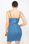 Studded Stone Cami Denim Dress