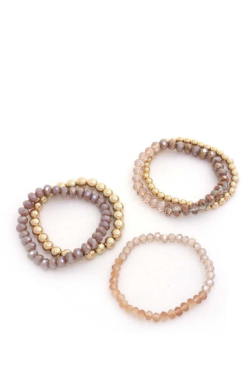 Conjunto de pulseras de cuentas