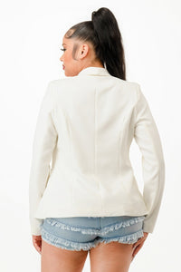 Chaqueta blazer cruzada