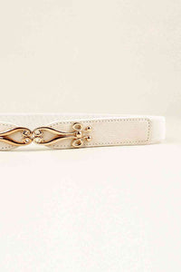 Alloy Buckle Elastic Belt