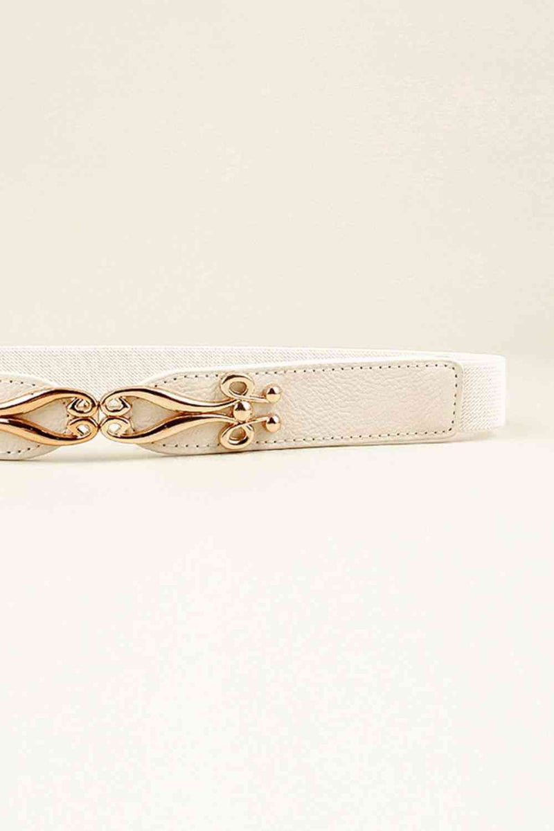 Alloy Buckle Elastic Belt